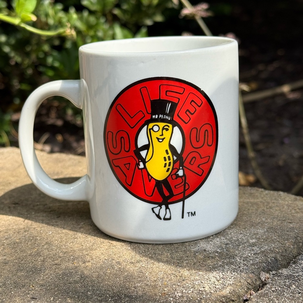 Vintage Collectible Mr. Peanut Lifesaver Mug
